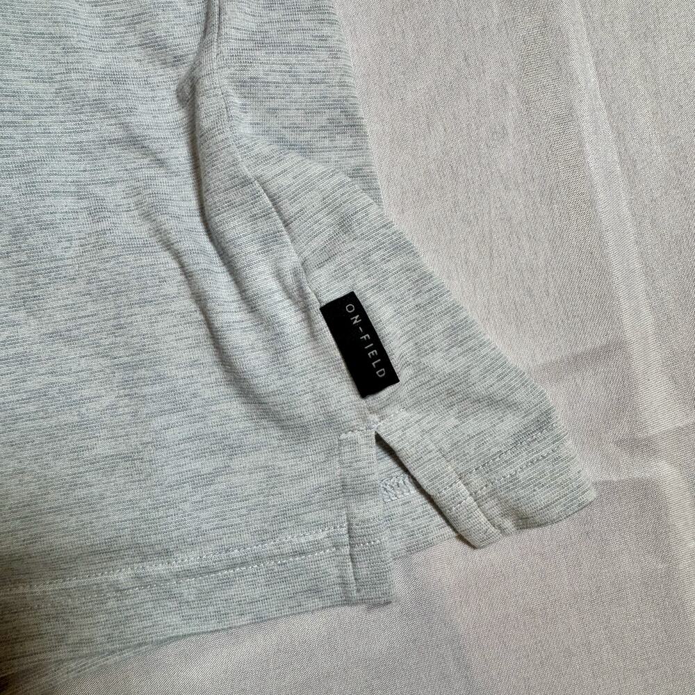 Nike Polo Shirt On Field Dry Fit Men's Medium Gray Golf Activewear Coachwear - Picture 3 of 10